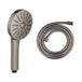 Grohe Vitalio Joy Handdoucheset - rond - 3 straalsoorten - silverflex doucheslang - 175cm - brushed hard graphite (antraciet) 134863AL00/28388A01