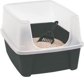 OEM Iris Litter box with rim and shovel, grey