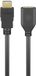 Goobay High Speed HDMI™-verlengkabel met Ethernet, 4K @ 60 Hz, 2 m, zwart