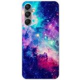 1001 coques Samsung Galaxy A24 4G Galaxie bleue bedrukt siliconen hoesje