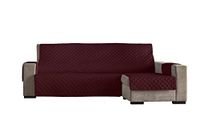 Estoralis - Bankhoes voor chaise longue, Eden, gewatteerde arm, rechts, afmetingen: 290 x 260 cm, rood