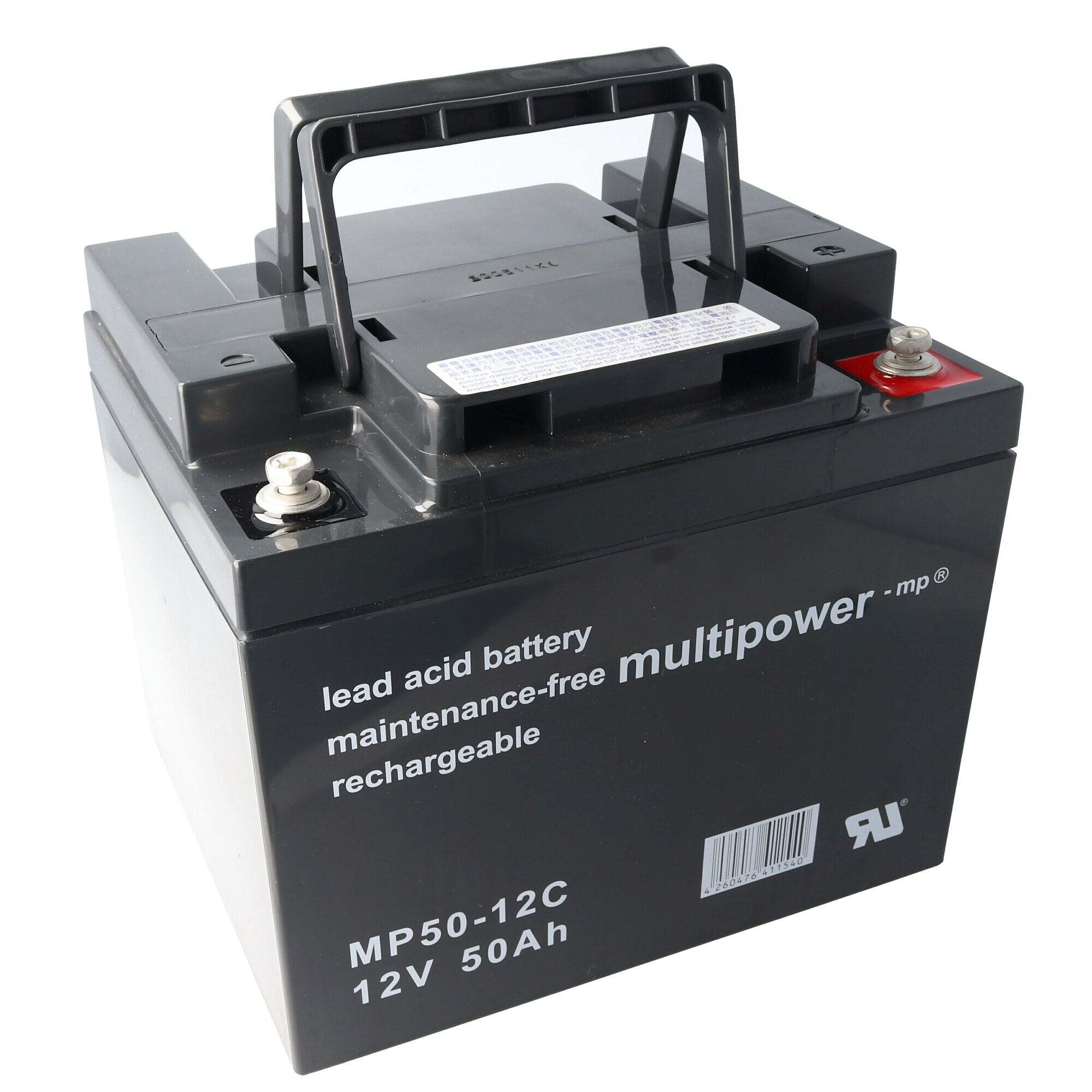 MULTIPOWER Multipower MP50-12C lange levensduur en lage zelfontlading