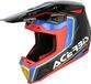 Acerbis Whoops, casque de motocross, Noir/Bleu/Rouge, XXL