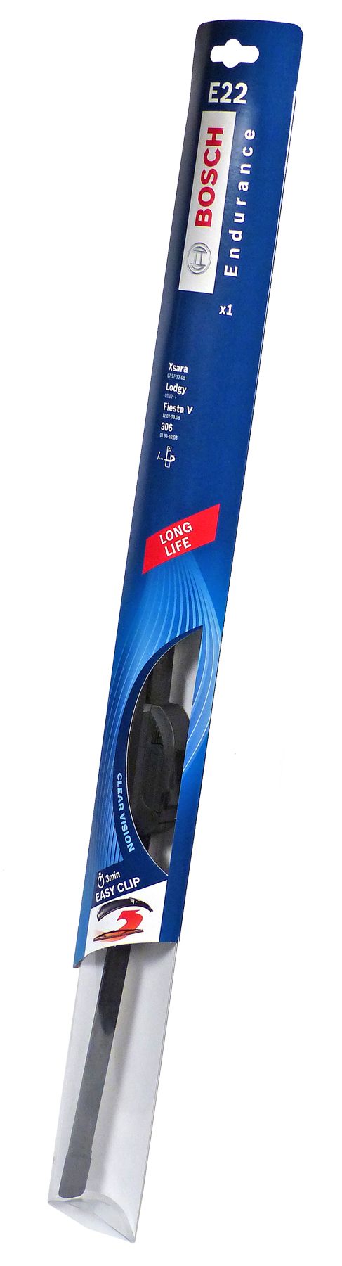 Bosch Ruitenwisblad No E22 - Zwart