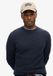 Superdry - Gebreide trui met ronde hals en textuur - Heren - Eclipse Navy Heather - XXL
