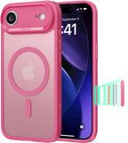ESR Classic Hybrid Case iPhone 17 Pro Max, Frosted Pink