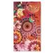 HIP Serviette de plage "mandala's, fleurs et papillons" - Multi - (100x180 cm) - Velours de coton