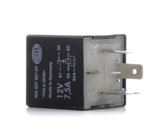 HELLA 4RA 007 507-071 Relais, arbeidsstroom - 12V - 5-polig