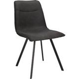 WGXL Collection Eetkamerstoel Noan - Microvezel - Antraciet