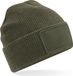 Beechfield Thinsulate™ muts met afneembare patch B540 - Military Green - One size