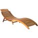 Maison Exclusive - Chaise longue de jardin avec coussin bois d'acacia massif