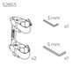 Thule Beugelset voor Pack´n Pedal Tour Rack zwart