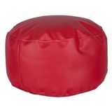 Well Home Zitzak, ovaal, Ø 40 x 26 cm, rood, gevoerde en comfortabele zitting