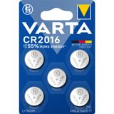 Varta LITHIUM Coin Batterijen CR2016 Blister - 2 x 5 stuks - Voordeelverpakking