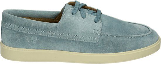 Clarks LOCKFORD BOAT Blauwe Suède Veterschoenen Heren Maat 43