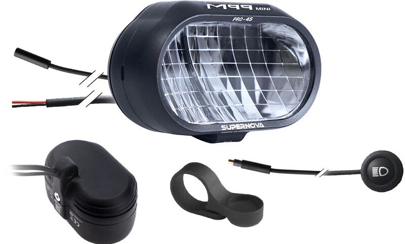 Supernova Supernova M99 Mini Pro 45 E-Bike Front Light, black