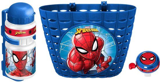 Stamp Marvel Spider-man Kinderfietsaccessoires Blauw 3-delig