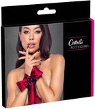 Cottelli Foulard de bondage Rouge/noir