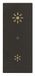 Vimar 31000A.RG Linea verwisselbare keycap, 1 module voor axiale besturingen, dimmer-symbolen, zwart