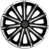 Autostyle Wieldoppen 15 inch Nero Zilver/Zwart