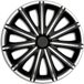 Autostyle Wieldoppen 15 inch Nero Zilver/Zwart