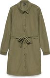 VERO MODA VMELLY L/S SHORT SHIRT DRESS WVN GA Grape Leaf S