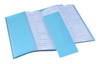 Veloflex 1359090 woordjestas "EP 1525999" A5 PVC transparant