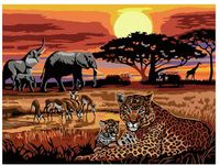 Ravensburger CreArt - Savannah Landscapes schilderen op nummer