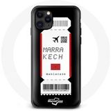 Maniacase Hoesje voor iPhone 12 Pro Max Vliegticket Marrakech