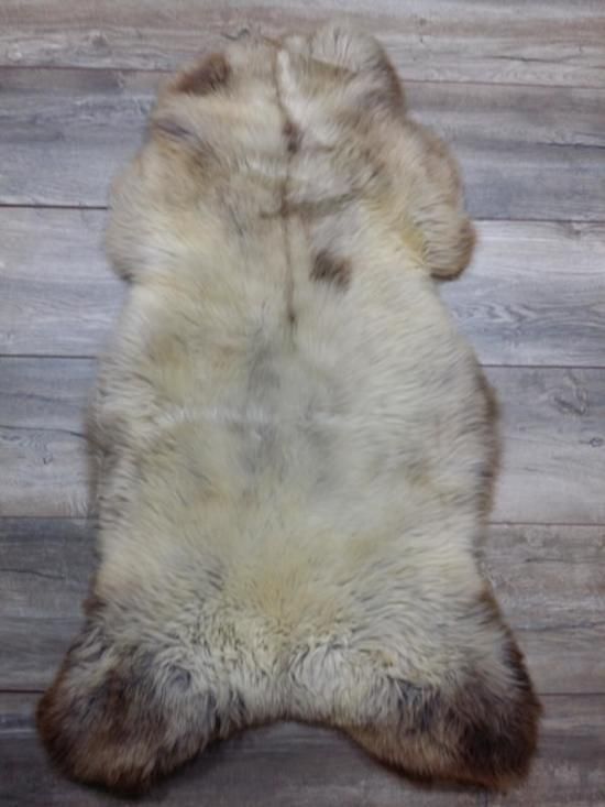 WOOOL Schapenvacht Multi-Color XL (120cm) - Schapenvacht 100% Echt - Melange Vloerkleed (nr.693