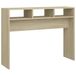 vidaXL Wandtafel 105x30x80 cm Sonoma eiken