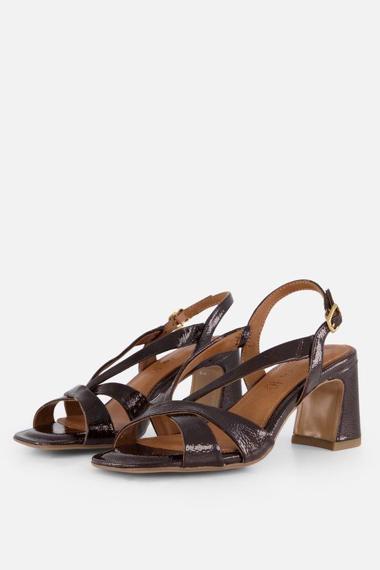 Tamaris Sandalen Met Hak bruin Synthetisch - Maat 39