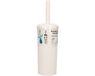 Merkloos Bahama Warenvertriebs Gmbh Toiletborstel met houder - wit - kunststof - 35 cm