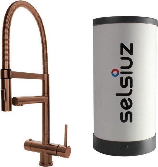 Selsiuz kranen Selsiuz XL Copper / Koper Kokend Water Kraan met Single Boiler - 350222