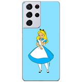 ERT GROUP mobiel telefoonhoesje voor Samsung S21 ULTRA origineel en officieel erkend Disney patroon Alice 010