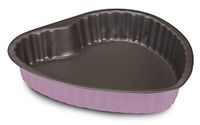 Guardini Hartvorm 25 x 25 cm, staal met antiaanbaklaag, roze, Made in Italy, lijn Bon Ton Ton