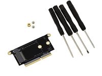 KALEA-INFORMATIQUE M2 NVMe M Key adapter om de 22+34 point SSD te vervangen in een 2016 of 2017 MACBOOK Pro A1708. met Gereedschap