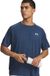 Under Armour UA Tech TextuRood SS-BLU Heren Sportshirt - Wham Blauw - Wit