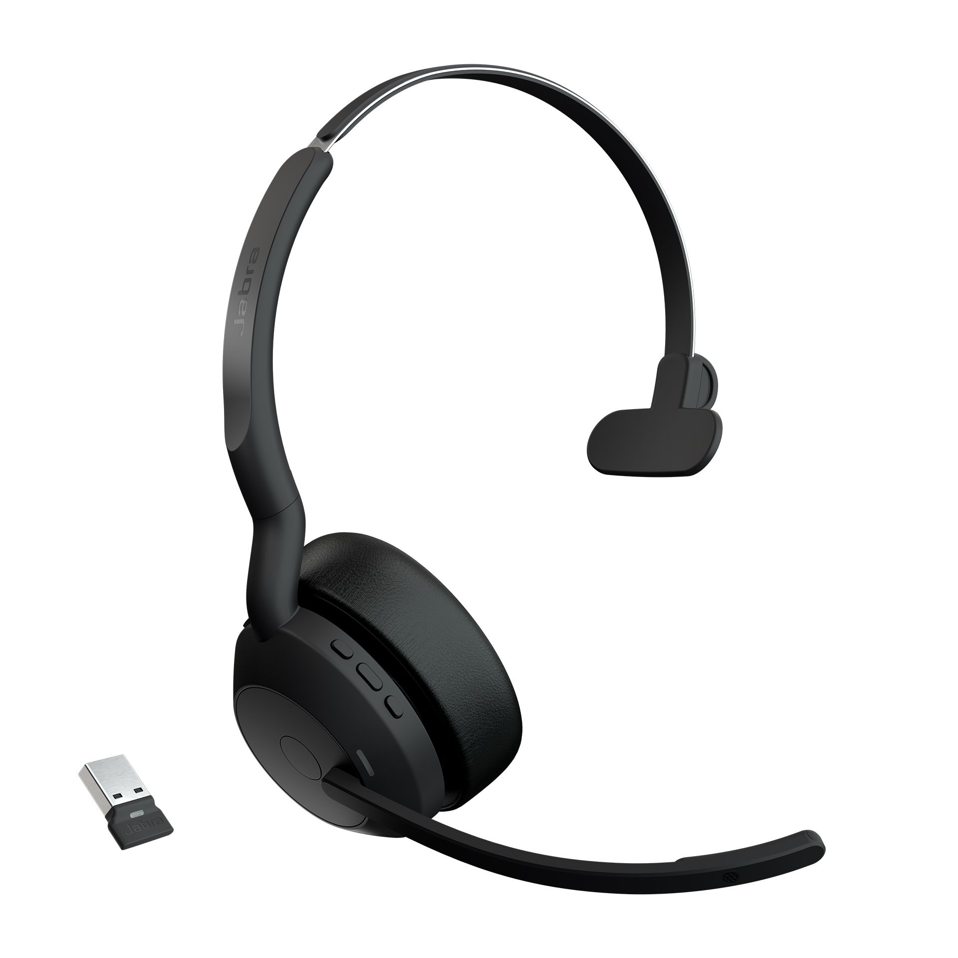 Jabra Evolve2 55 On-Ear Headphone with Microphone - Black