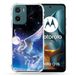 Cokitec Versterkte hoes voor Motorola G05 / E15 Fantastic Sky Unicorn