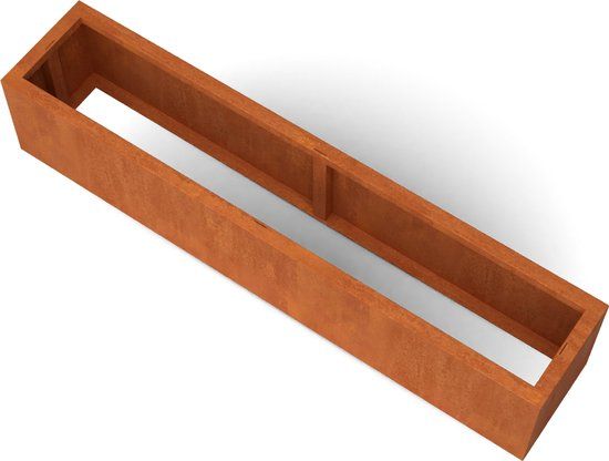 Geroba Artesa Cortenstaal Plantenbak - 200 cm x 40 cm x 40 cm