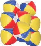 Merkloos Jongleerbal - 10x - Gekleurd - Polyester - D6,5 cm
