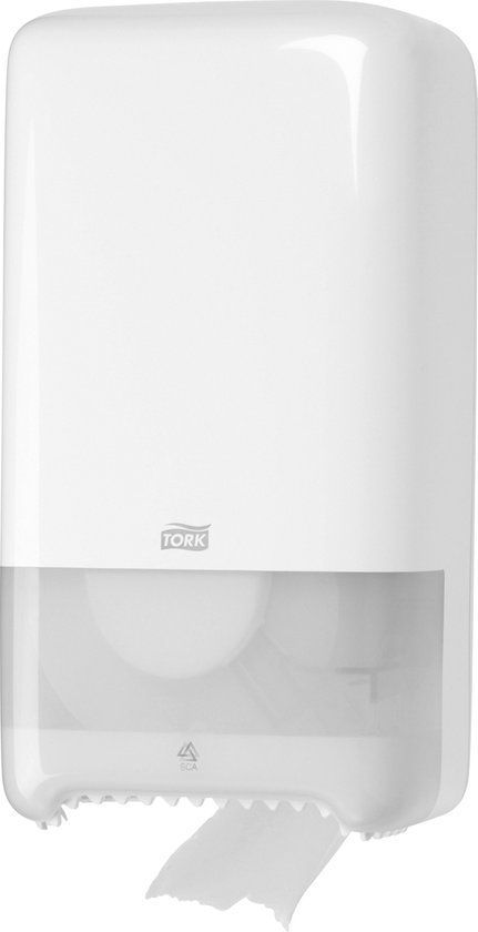 Tork Toiletpapierdispenser Twin Mid-Size Systeem T6 Wit