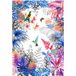 Papier peint panoramique - Fleurs oiseaux - 195 cm x 286 cm