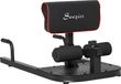 Fortuna Lai Gmbh Fortuna Lai Sissy Squat kniebuigtrainer 3-in-1, verstelbaar tot 120 kg, stalen uitvoering, zwart, been- en buiktrainer voor een effectieve training