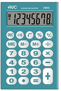 Alevar 3995/BL, rekenmachine AVC 8 cijfers blauw