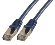 MCL 10m Cat6 S/FTP netwerkkabel Blauw