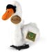 Rappa Pluche zwaan knuffel 20 cm eco-vriendelijk speelgoed wit