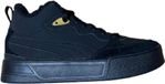 Puma Sky Demi Teddy WS Dames Zwarte Leren/Suède/Wollen Lage Sneakers