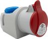 Brennenstuhl CEE-stopcontacten, 400 V/32 A, 5-polig + Schuko-stopcontact, industrieel met deksel, voor binnen en buiten, werkplaats, garage, industrie, IP44, 32 A